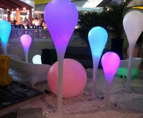Фото Напольный LED светильник - капля (короткий)